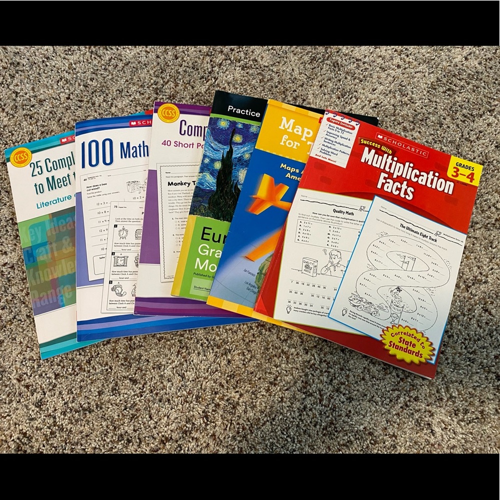 Assorted workbooks